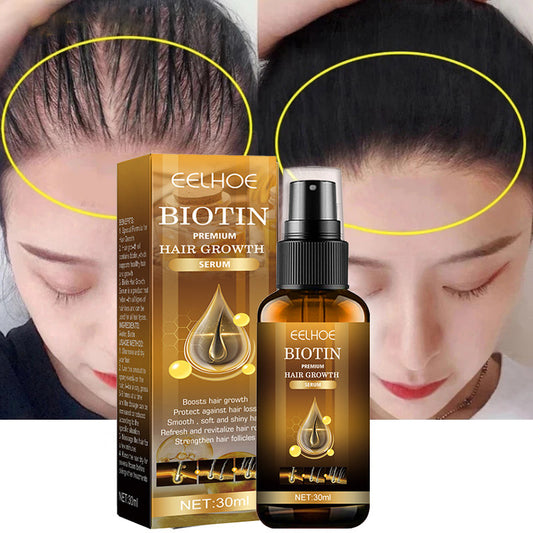 Ginger Hair Fast Growth Serum Spray Biotin, Anti Hair Loss
